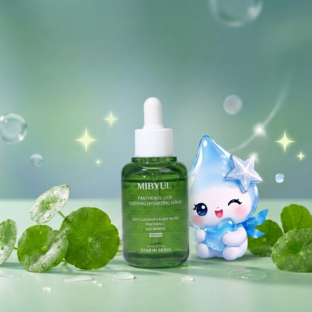 The Ultimate Summer Skin Savior: Why MIBYUL’s Panthenol Cica Serum Needs to Be in Your Routine ASAP 🌿✨