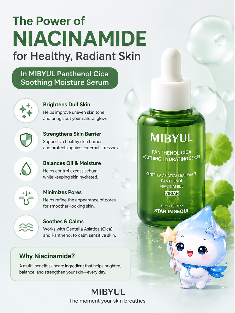 [BYUL’s Beauty Lab] Dull and Greasy Summer Skin? Here’s Why You Need 'Niacinamide' to Resuscitate Your Glow! 💡✨ (feat. Total Benefits Guide)