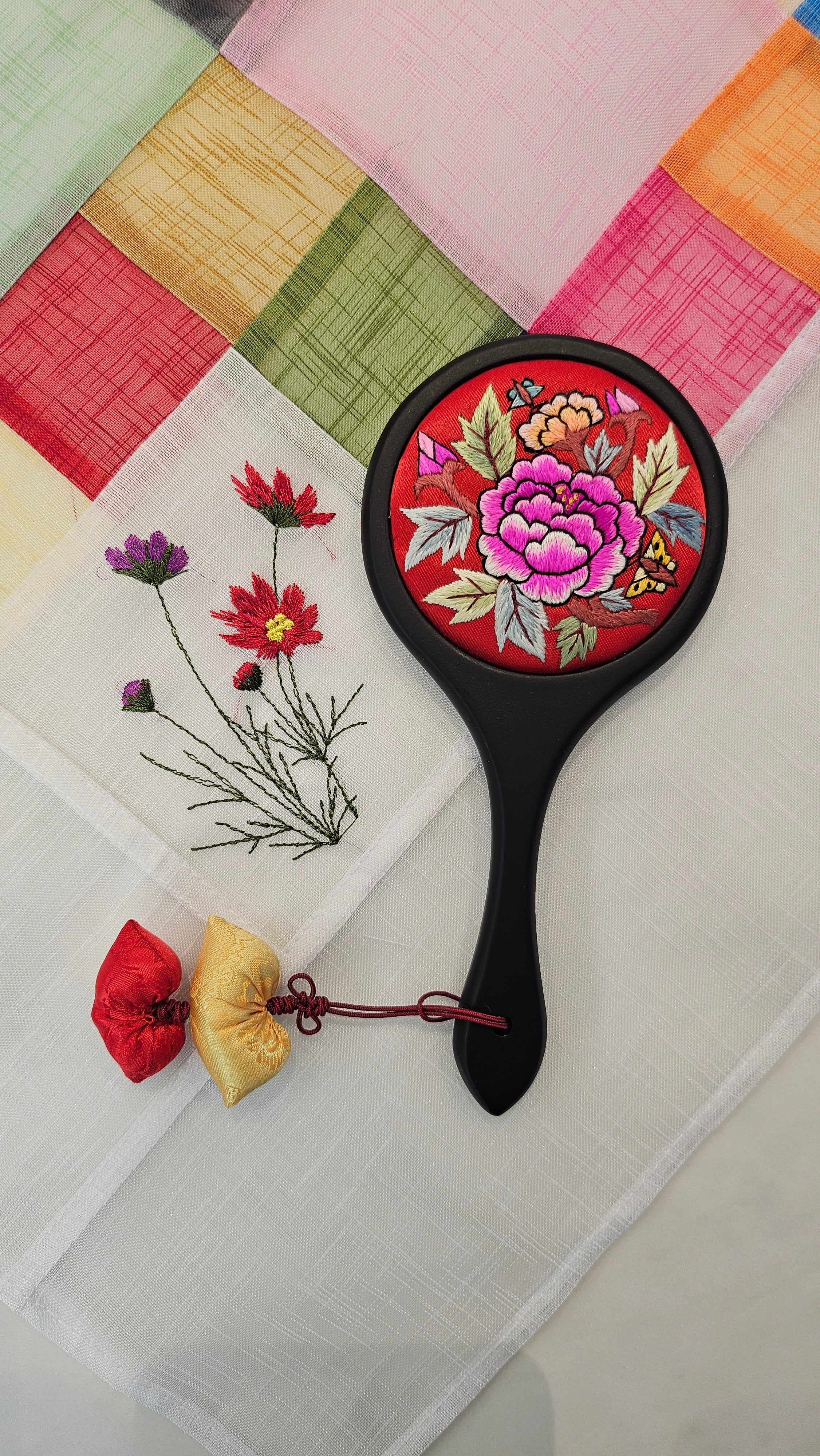 Korean Traditional Art Hand Mirror