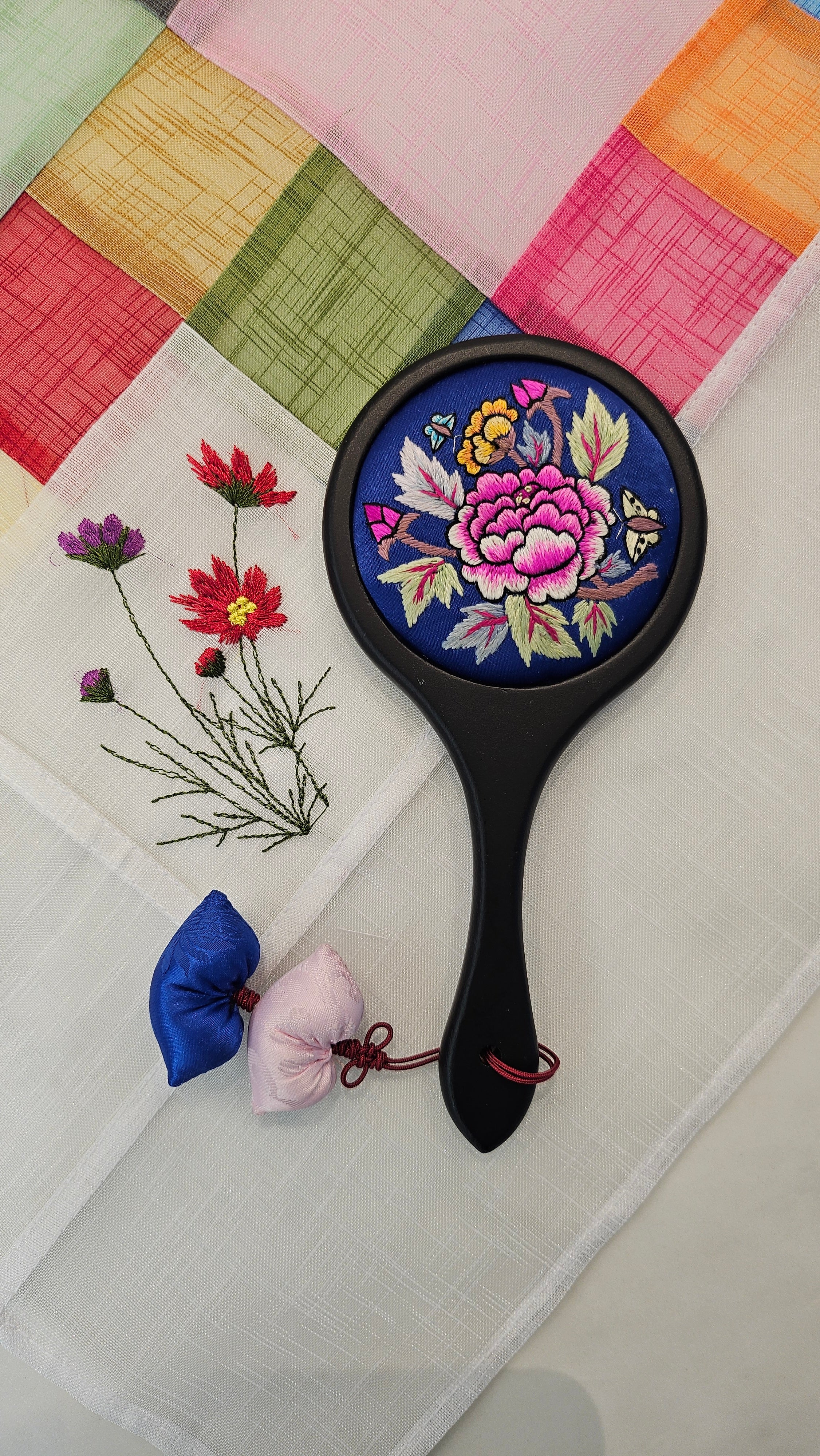 Korean Traditional Art Hand Mirror