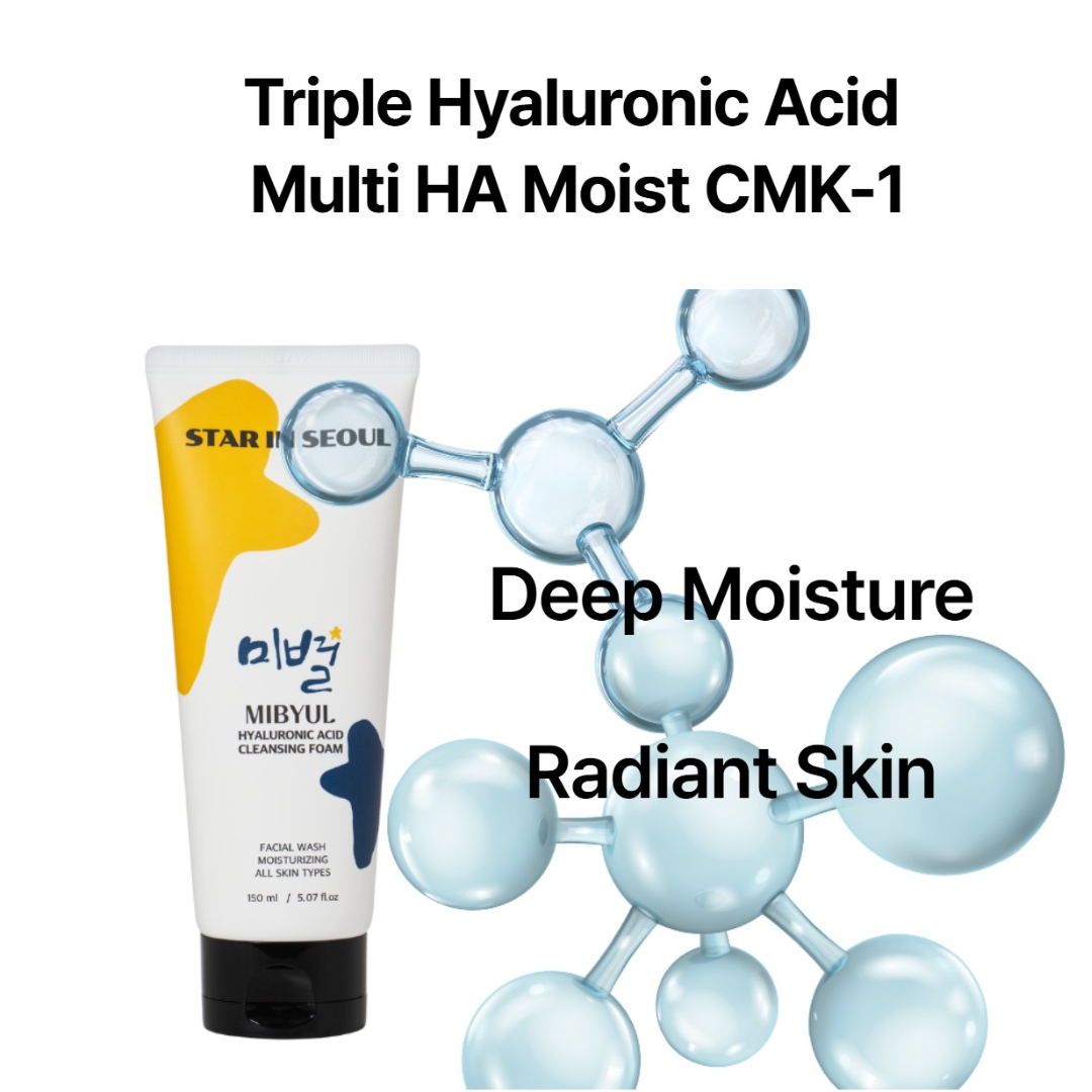 MIBYUL HYALURONIC ACID CLEANSING FOAM