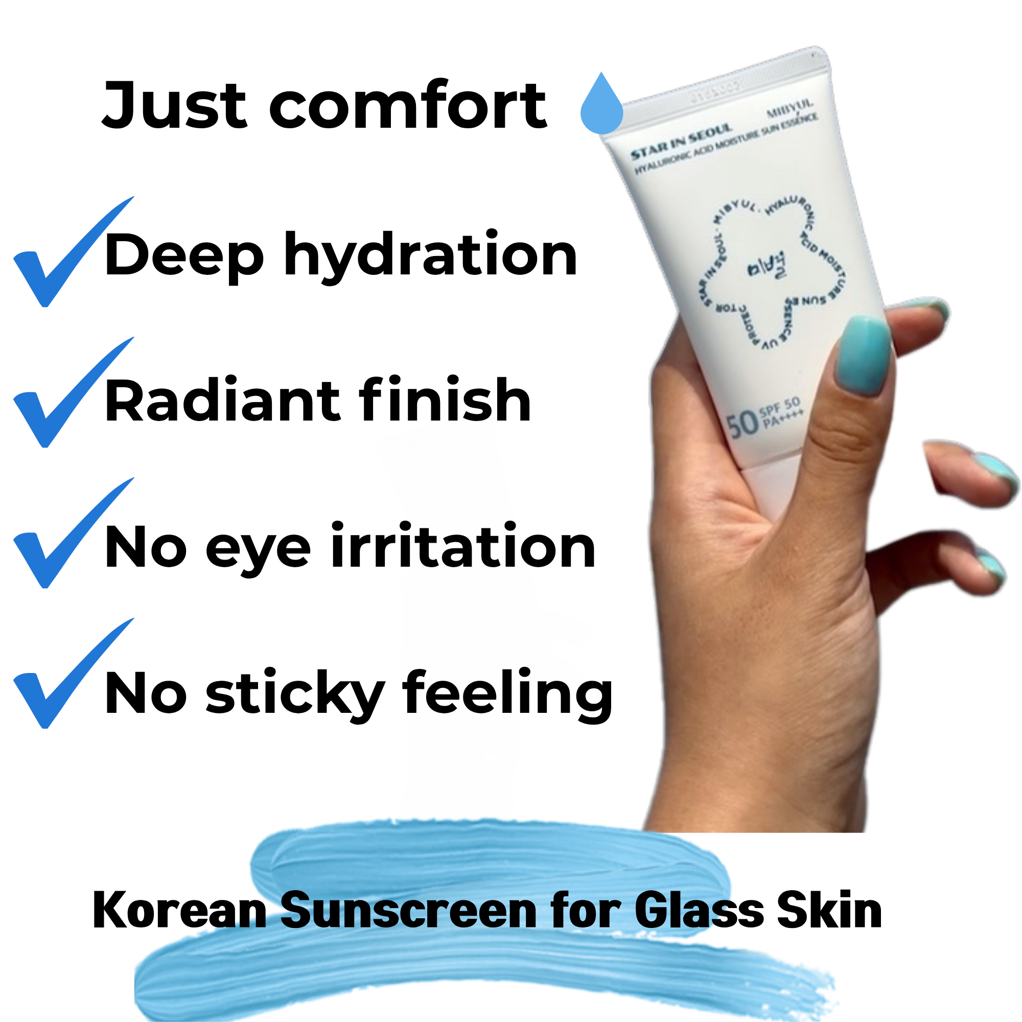 MIBYUL HYALURONIC ACID MOISTURE SUN ESSENCE