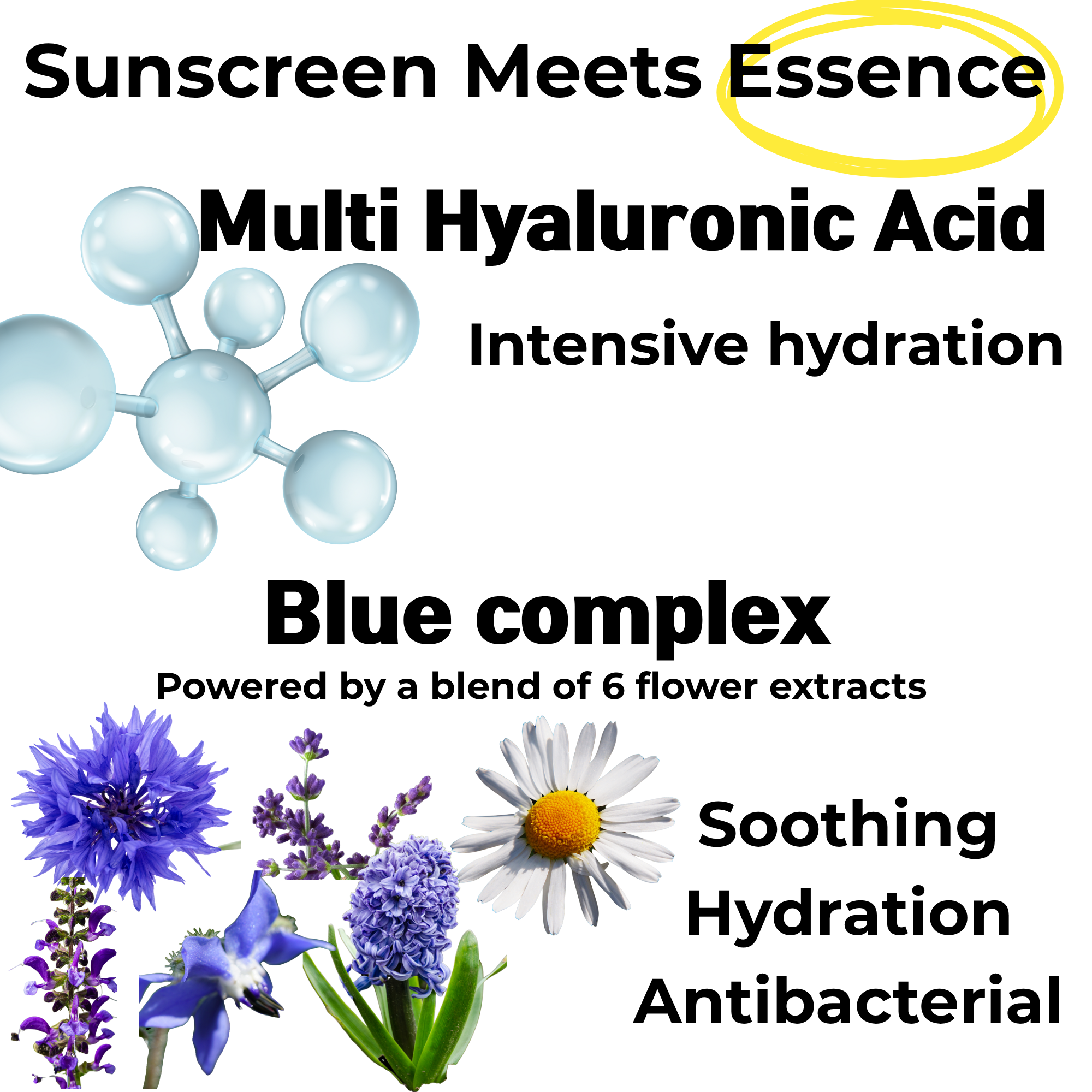 MIBYUL HYALURONIC ACID MOISTURE SUN ESSENCE